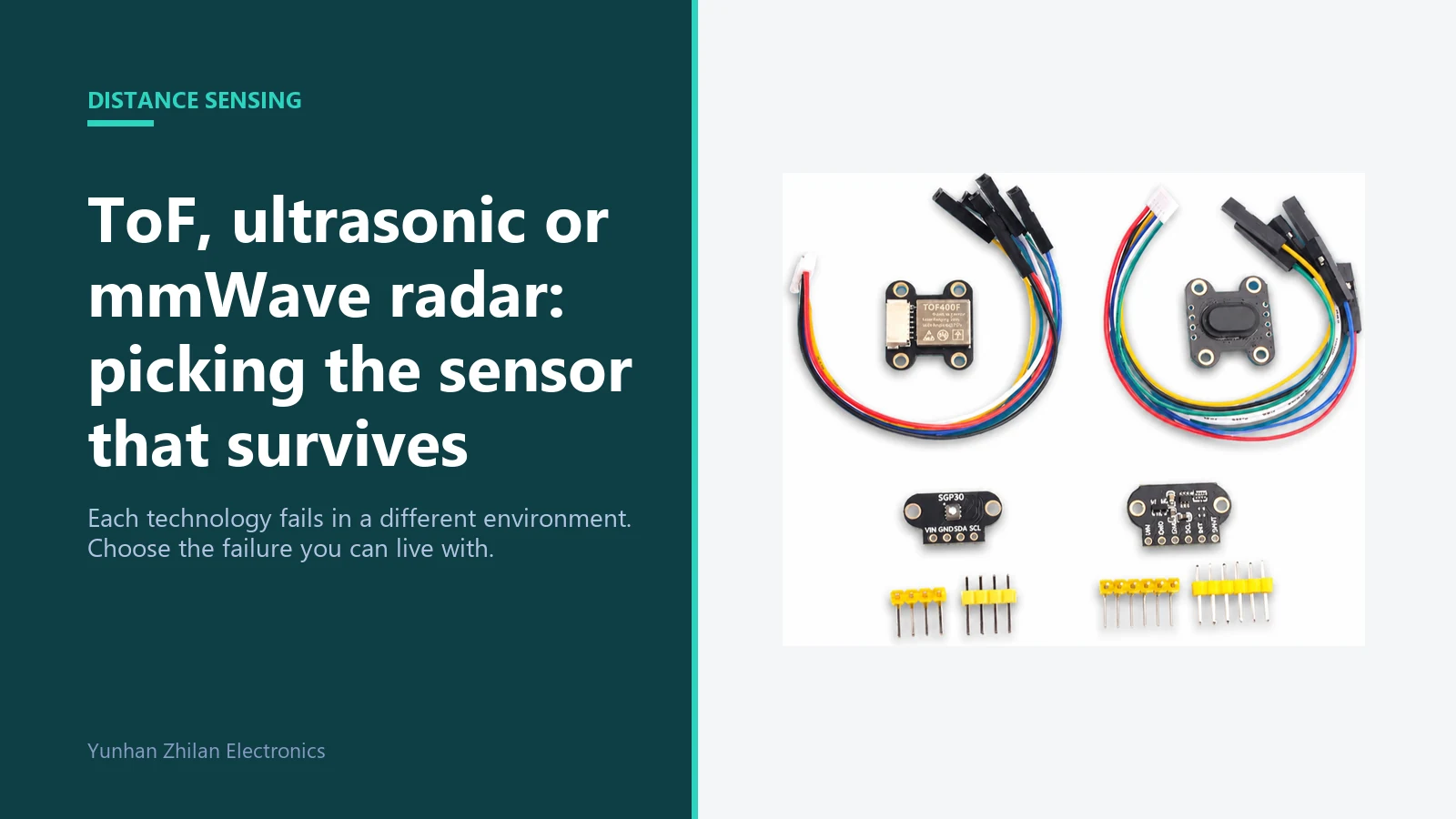 ToF, Ultrasonik ve mmWave: Mesafe Sensörü Nasıl Seçilir?